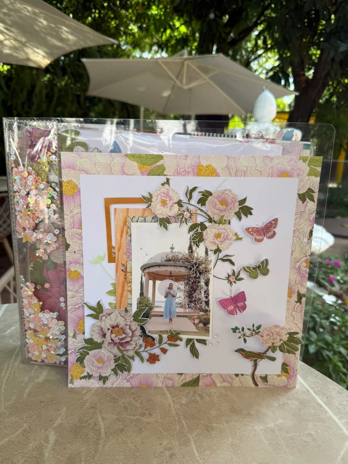 Projeto de scrapbook do Papillon Experience no Magnólias
